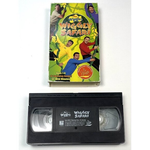 Lot 4 The Wiggles VHS Tapes Wiggly Safari Yummy Yummy Wiggle Time TESTED Work - Picture 8 of 13
